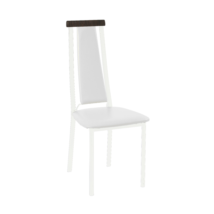 Стул СИ41Д 100х42х43, цвет белый, белый/венге