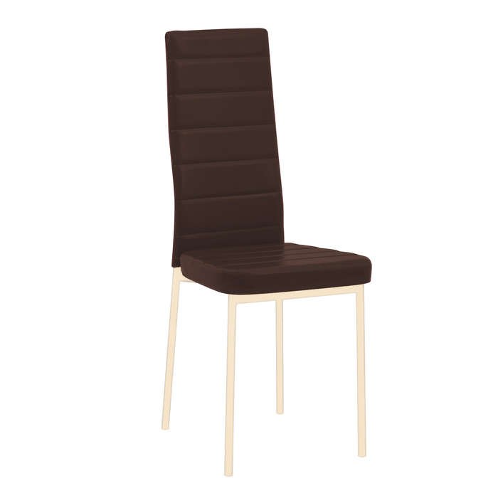 Стул СИ49 100х54х44, цвет бежевый, темно-коричневый