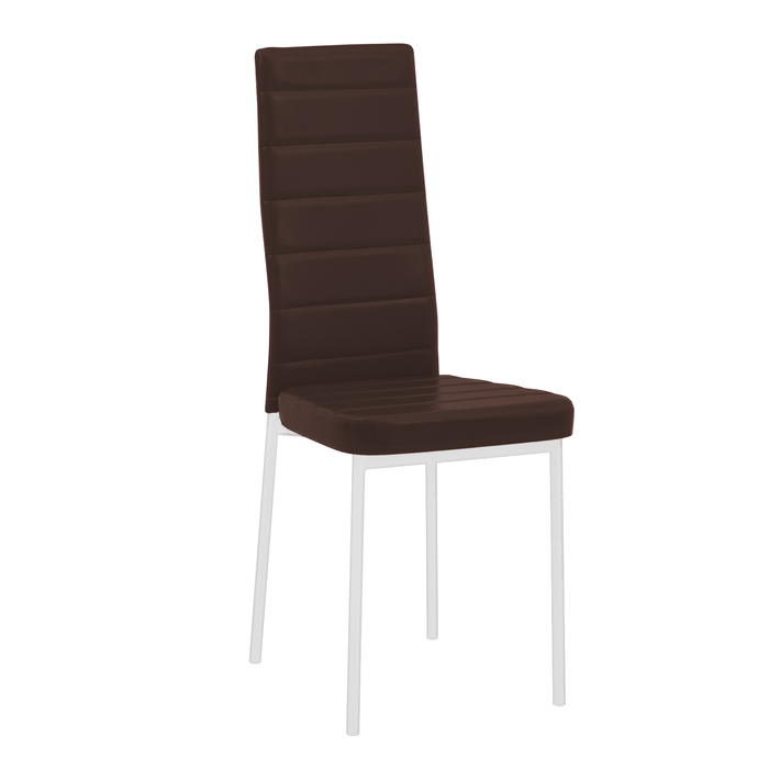 Стул СИ49 100х54х44, цвет металлик, темно-коричневый