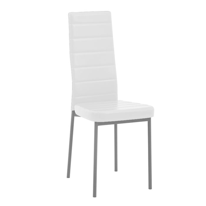 Стул СИ49 100х54х44, цвет металлик, белый