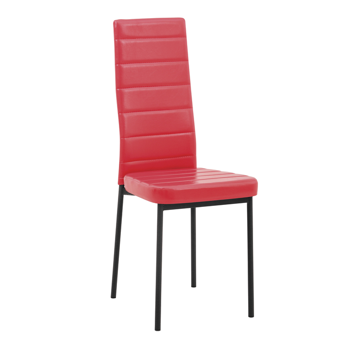 Стул СИ49 100х54х44, цвет черный, красный