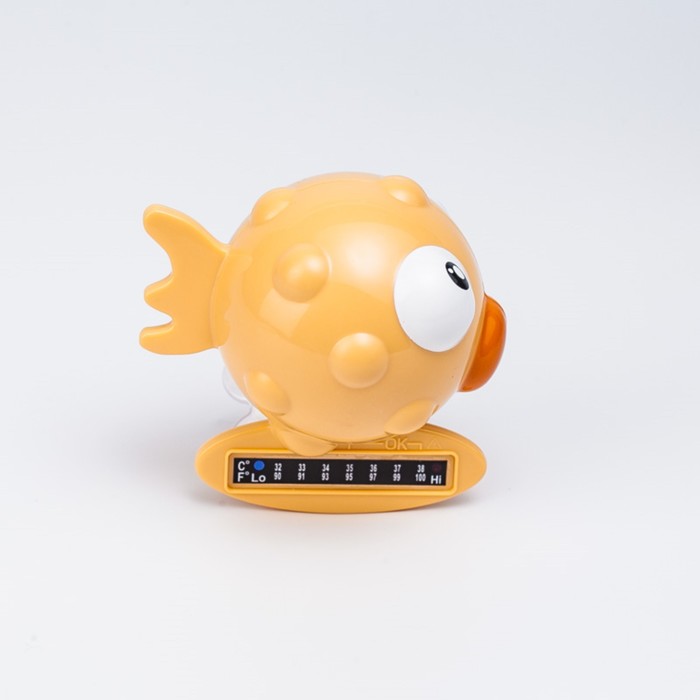Термометр для ванны "Рыба-Шар", жёлтый, 0мес.+,