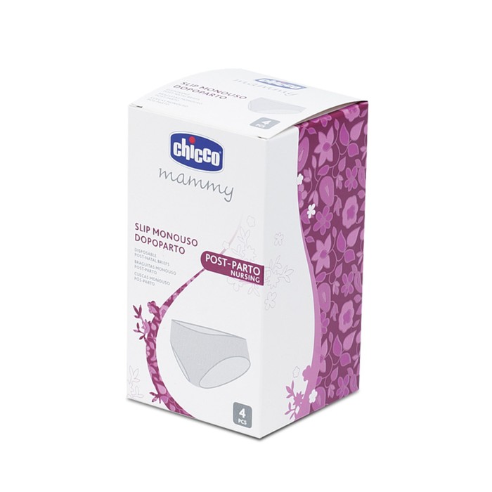 Трусы послеродовые одноразовые, гигиенич., из неткан.материалов, рос.разм. 42 - 44, 4 шт.