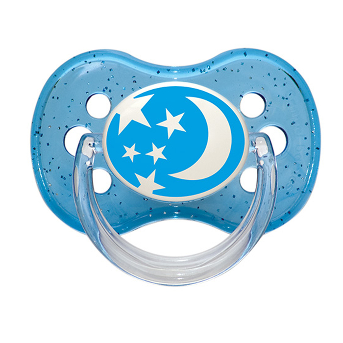 Пустышка круглая Nature, силикон, возраст от 0-6 месяцев, цвет МИКС