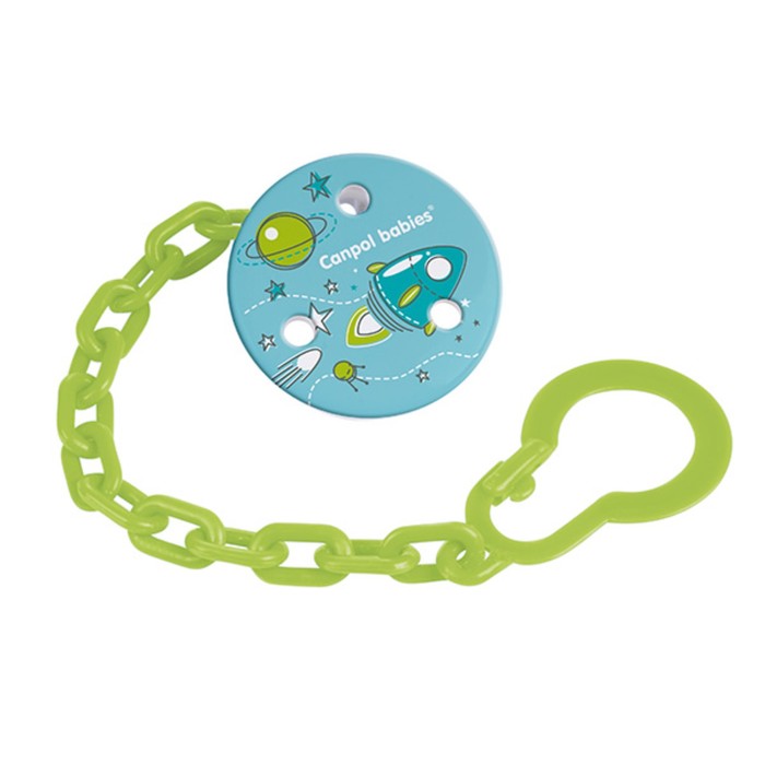 Клипса-держатель для пустышек Machines, возраст 0+, цвет МИКС