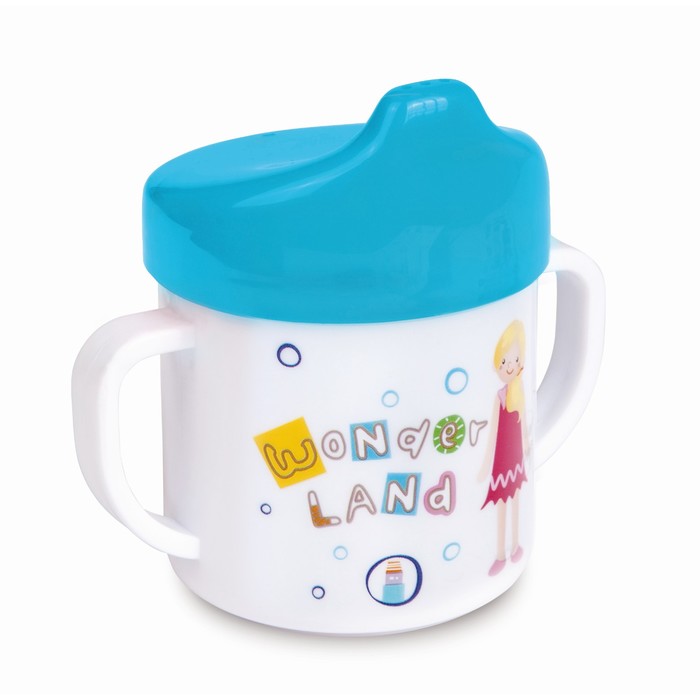 Поильник обучающий, 200 мл, от 9 месяцев, цвет МИКС