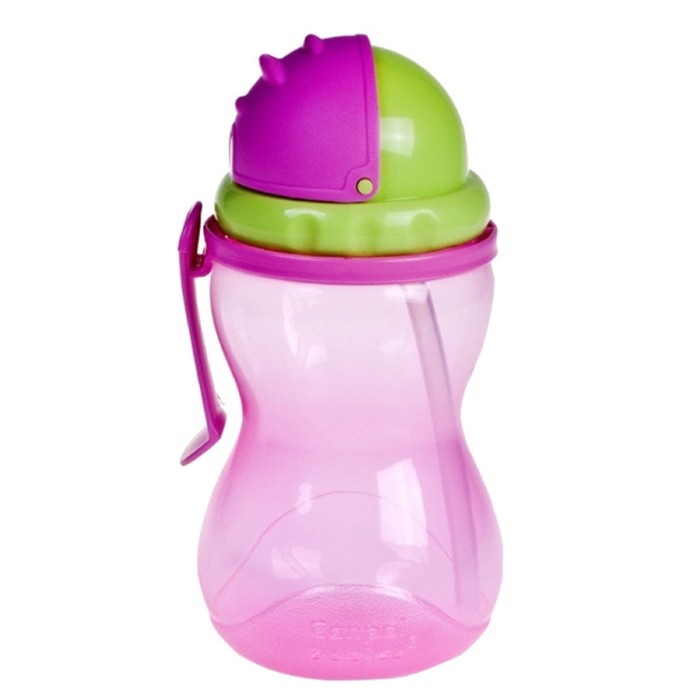 Поильник спортивный, 370 мл, от 12 месяцев, цвет МИКС