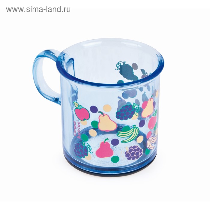 Чашка детская с антискользящим дном, 170 мл, от 12 мес., цвета МИКС