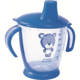 Чашка-непроливайка «Медвежонок», 180 мл, от 9 месяцев, цвет МИКС от Сима-ленд