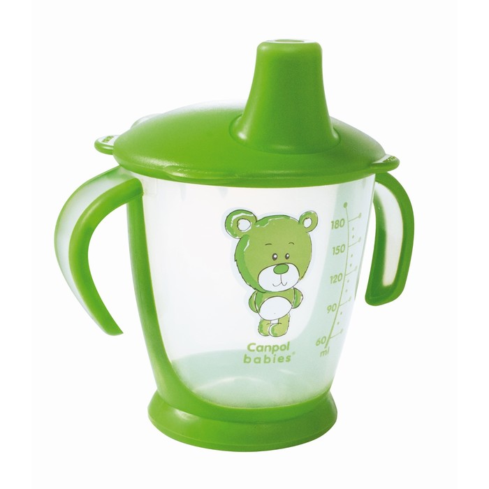 Чашка-непроливайка, 180 мл. Медвежонок 9+