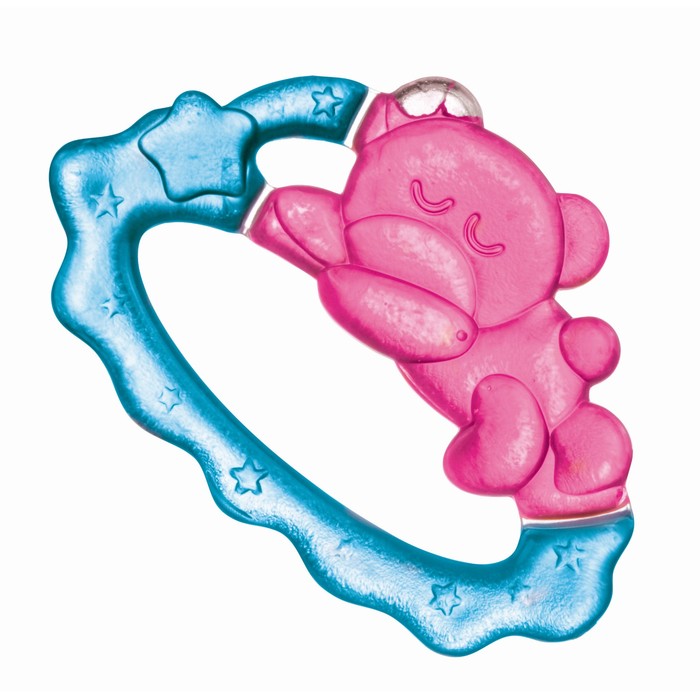 Прорезыватель водный охлаждающий "Спящий медвежонок", возраст 0+, цвет МИКС