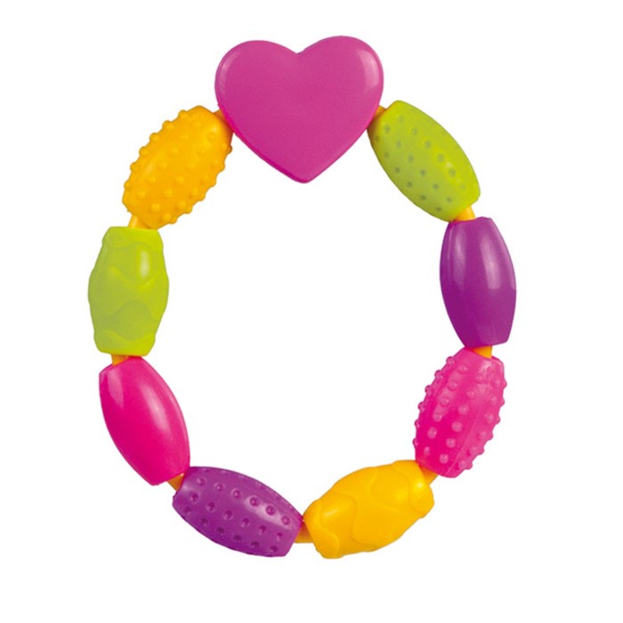 Прорезыватель мягкий "Сердце/Звезда", возраст 0+, цвет МИКС