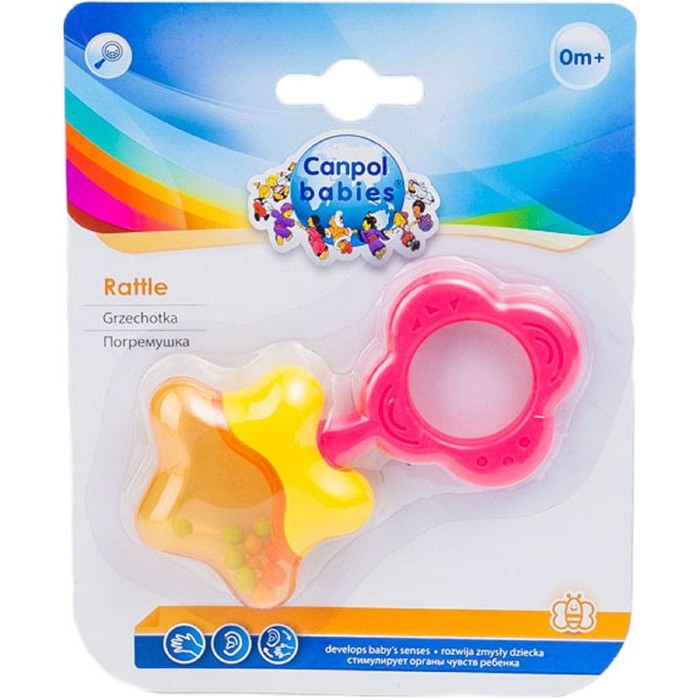 Погремушка "Звезда", возраст 0+, цвет МИКС