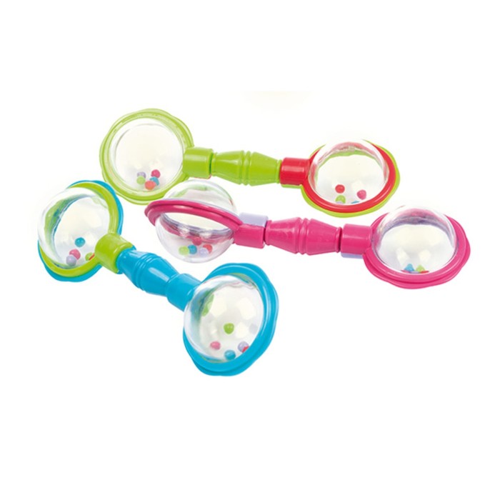 Погремушка "Штанга", возраст 0+, цвет МИКС