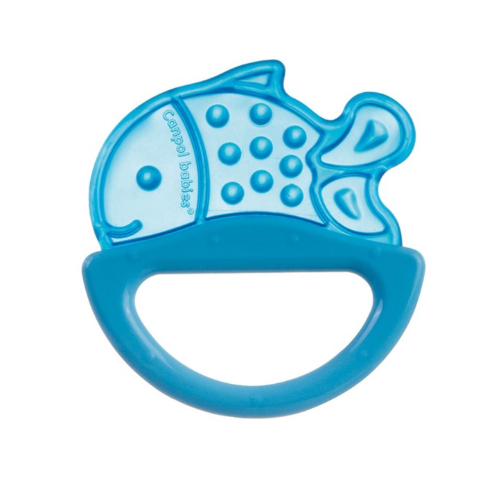 Погремушка с эластичным прорезывателем, возраст 0+, цвет МИКС