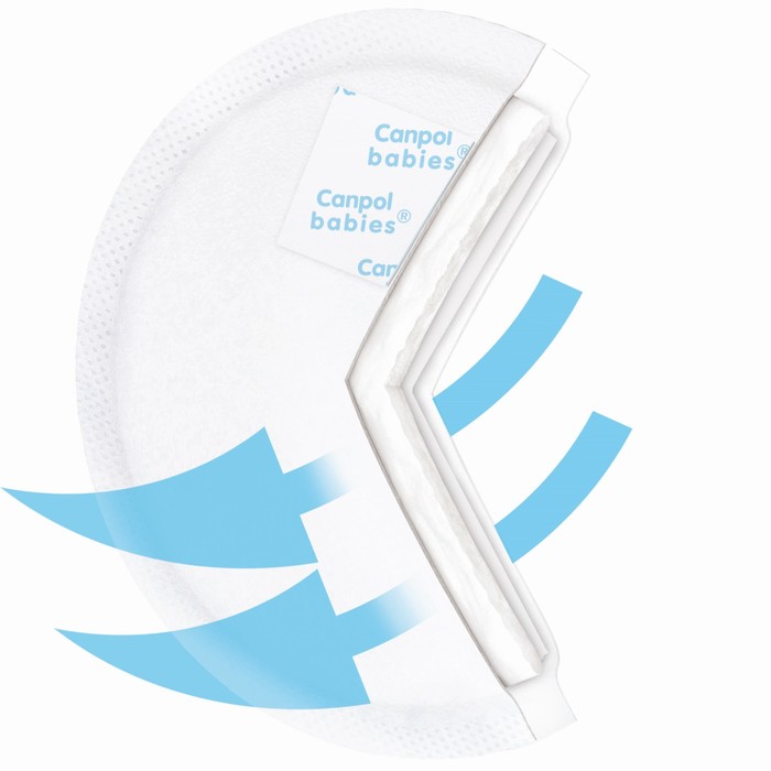 Вкладыши для бюстгальтера с клейкой полоской Стандарт 60 шт.