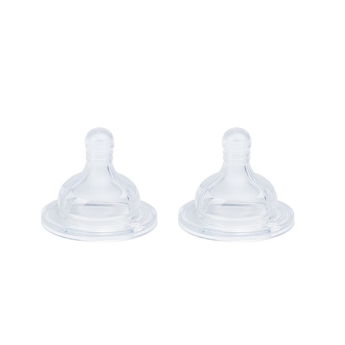 Соска Well-Being 2 шт., 4мес.+, силикон, быстр.поток