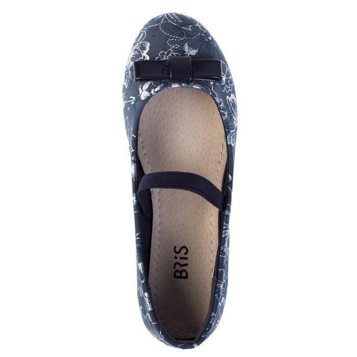 Балетки для девочки арт. BLK40698-04, цвет синий, размер 32