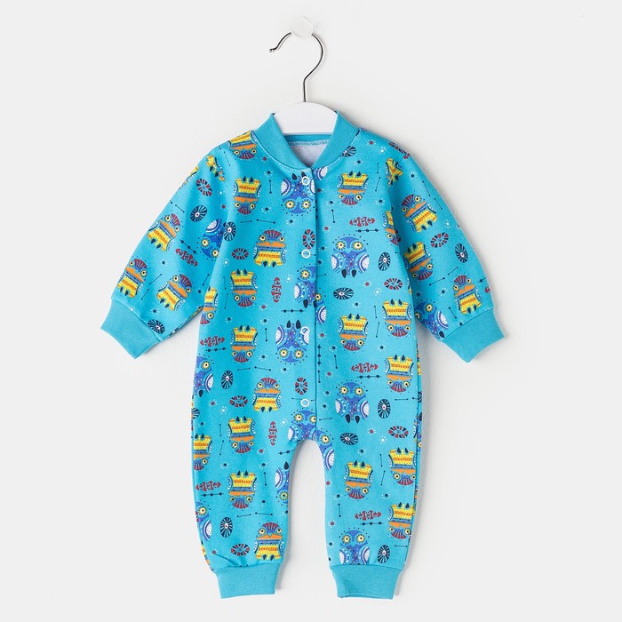 Комбинезон для мальчика А.0502 ФМ микс, на кнопках, рост 62 (20)