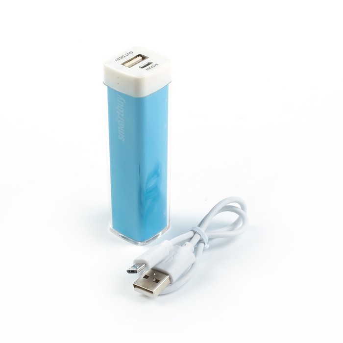 Аккумулятор внешний Smartbuy EZ-BAT, 2000 мАч, 0,5А, синий