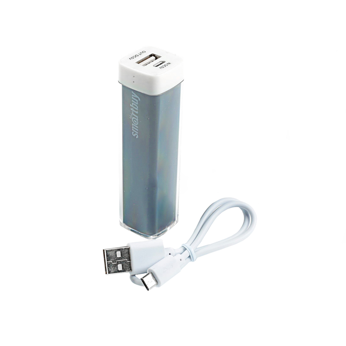 Аккумулятор внешний Smartbuy EZ-BAT, 2000 мАч, 0,5А, черный