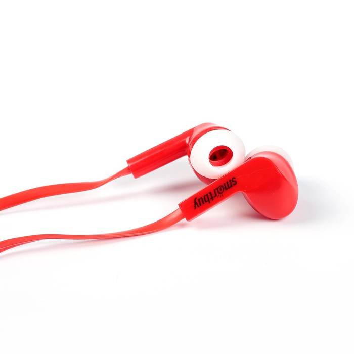 Наушники Smartbuy Prime, вакуумные, красные