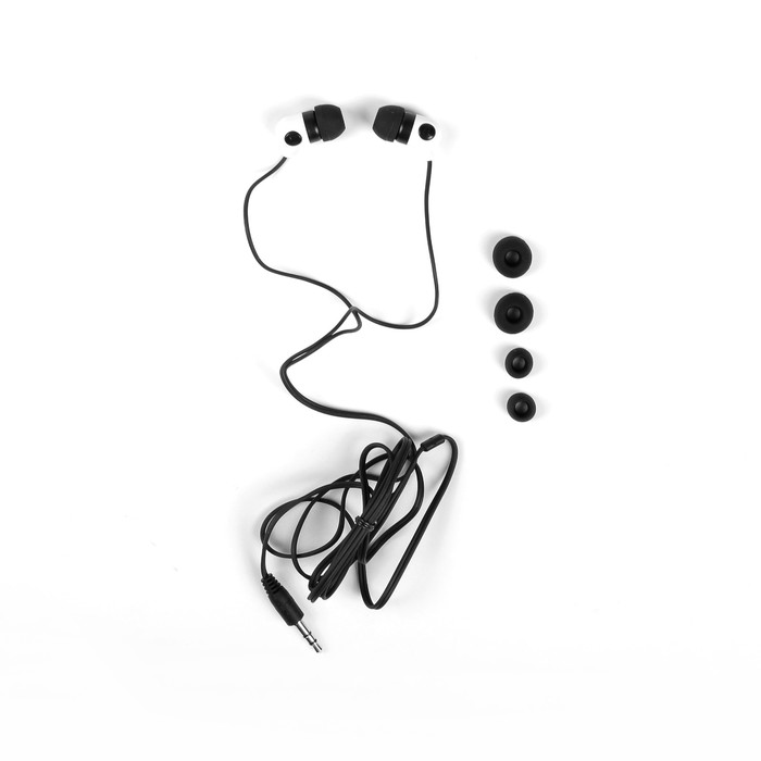 Наушники Smartbuy Music Point, вакуумные, черно-белые