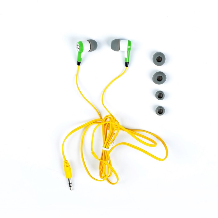 Наушники Smartbuy Toxic, вакуумные, зеленые