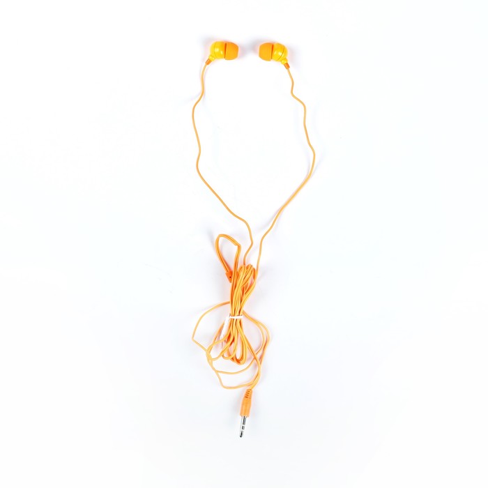 Наушники Smartbuy Color Trend, вакуумные, оранжевые