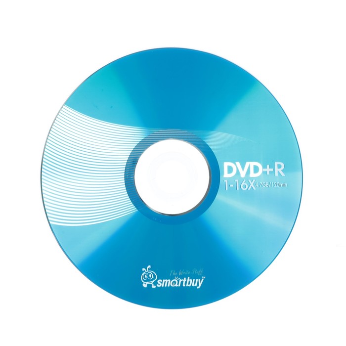 Диск DVD+R Smartbuy, 16х, 4,7 Гб, Cake Box, 10 шт