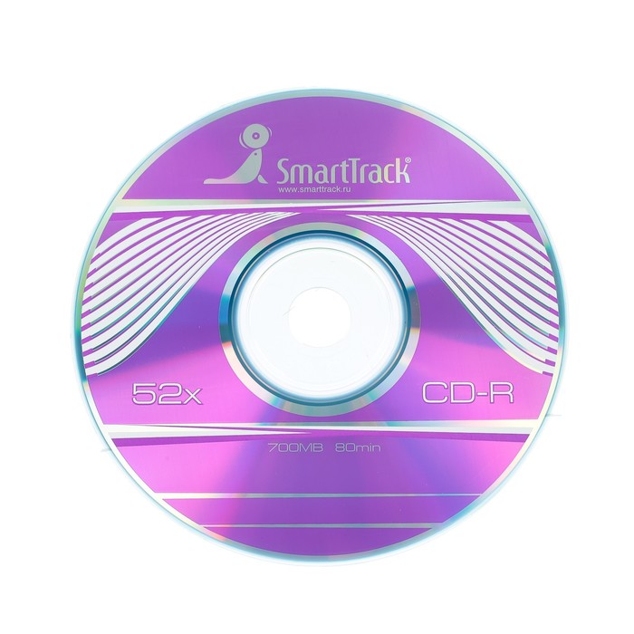 Диск CD-R SmartTrack, 52x, 700 Мб, Cake Box, 25 шт