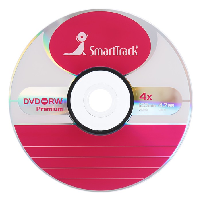 Диск DVD-R SmartTrack, 4x, 4,7 Гб, Slim, 1 шт