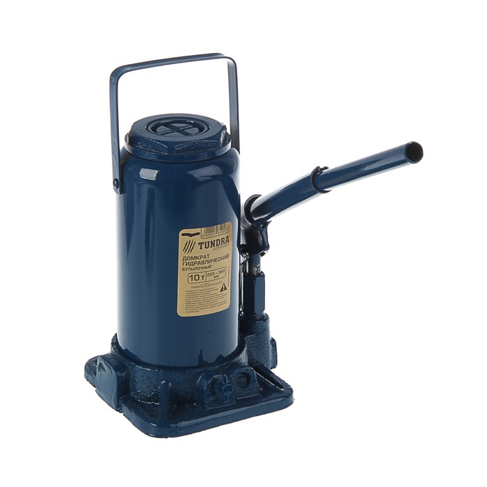 Домкрат гидравлический бутылочный TUNDRA comfort 10 т, телескопический 225-560 мм УЦЕНКА