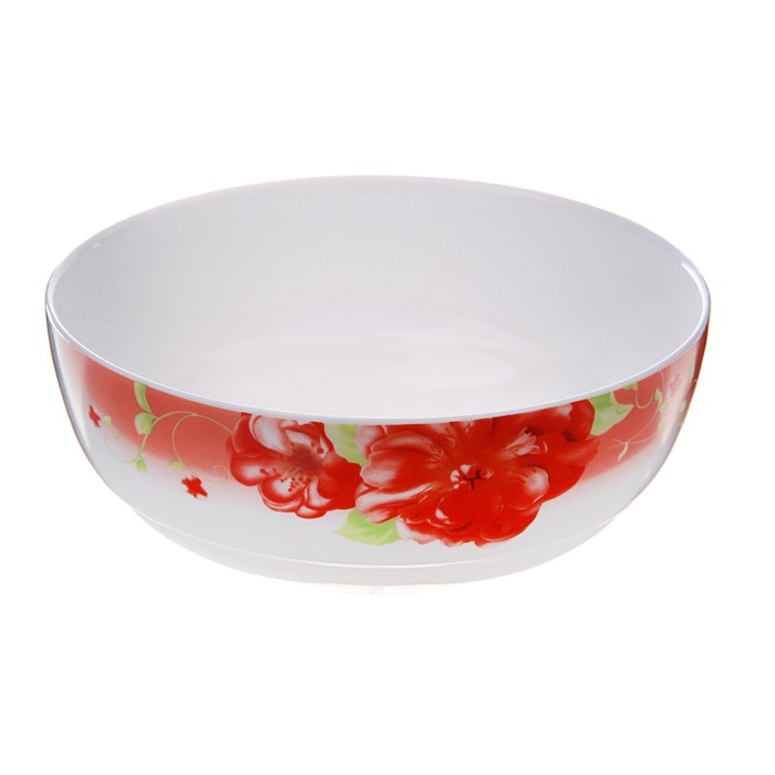 Салатник 800 мл "Волнующее предвкушение", 19 см, опаловое стекло