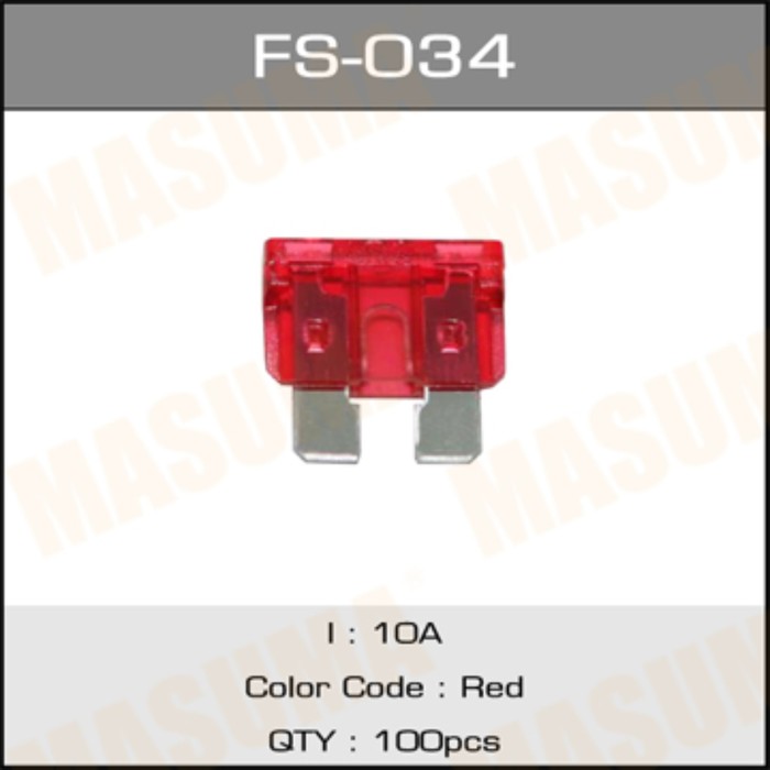 Предохранитель флажковый стандарт Masuma FS034