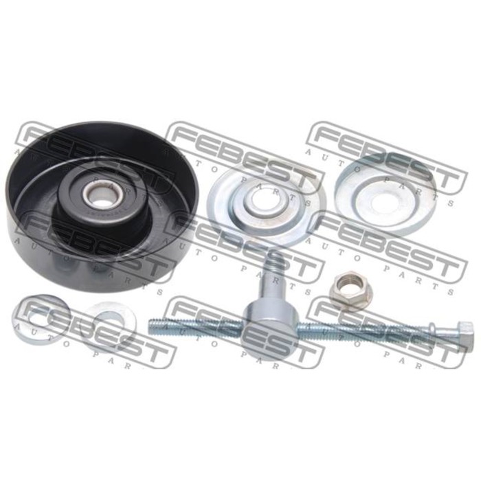 Ролик натяжной ремня кондиционера комплект febest 0287-v36