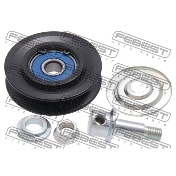 Ролик натяжной ремня кондиционера комплект febest 0187-fzj80