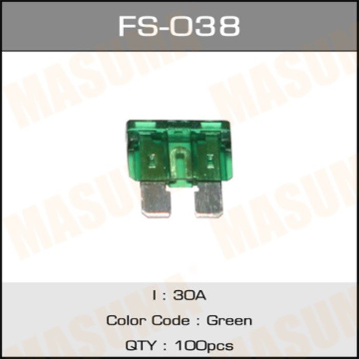 Предохранитель флажковый стандарт Masuma FS038