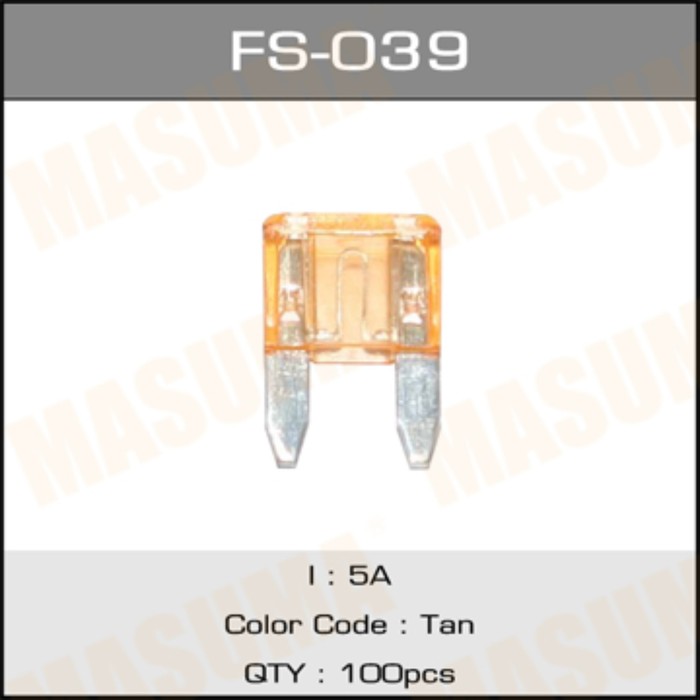 Предохранитель флажковый МИНИ Masuma FS039