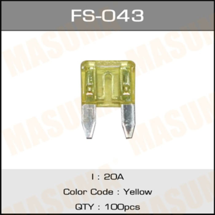 Предохранитель флажковый МИНИ Masuma FS043