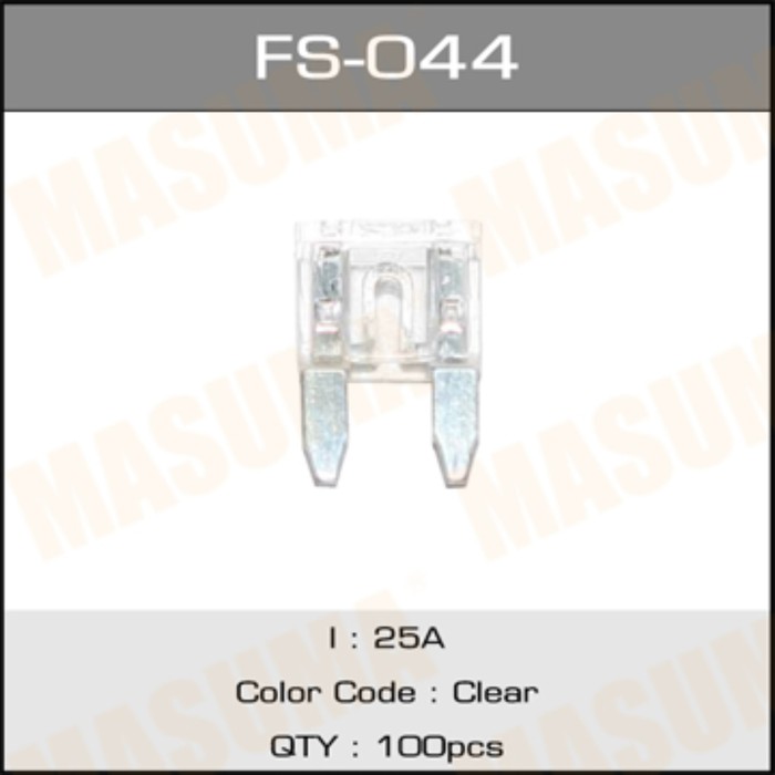 Предохранитель флажковый МИНИ Masuma FS044