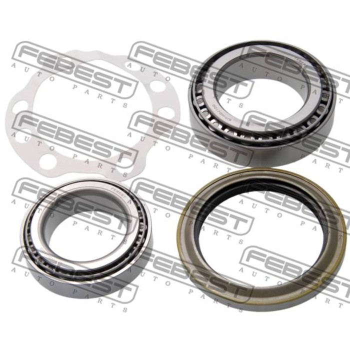 Подшипник задней полуоси комплект febest kit-hdj100