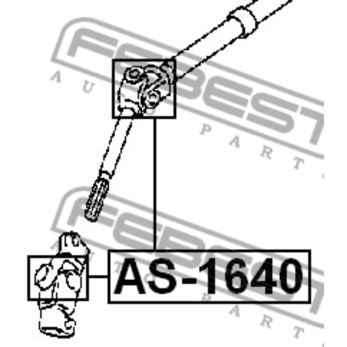 Крестовина FEBEST as-1640