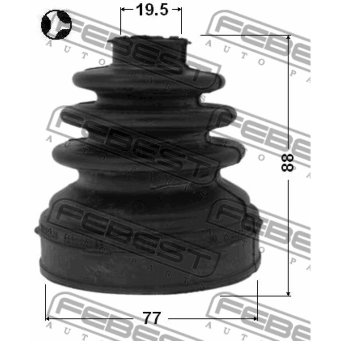 Пыльник ШРУСа FEBEST 2115-cb4