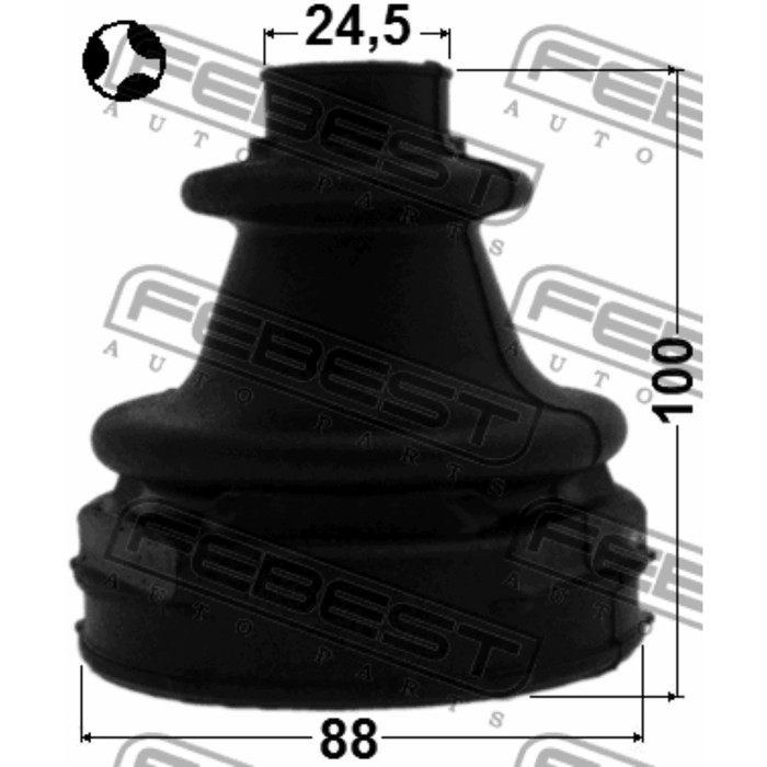 Пыльник ШРУСа FEBEST 2115-gelht