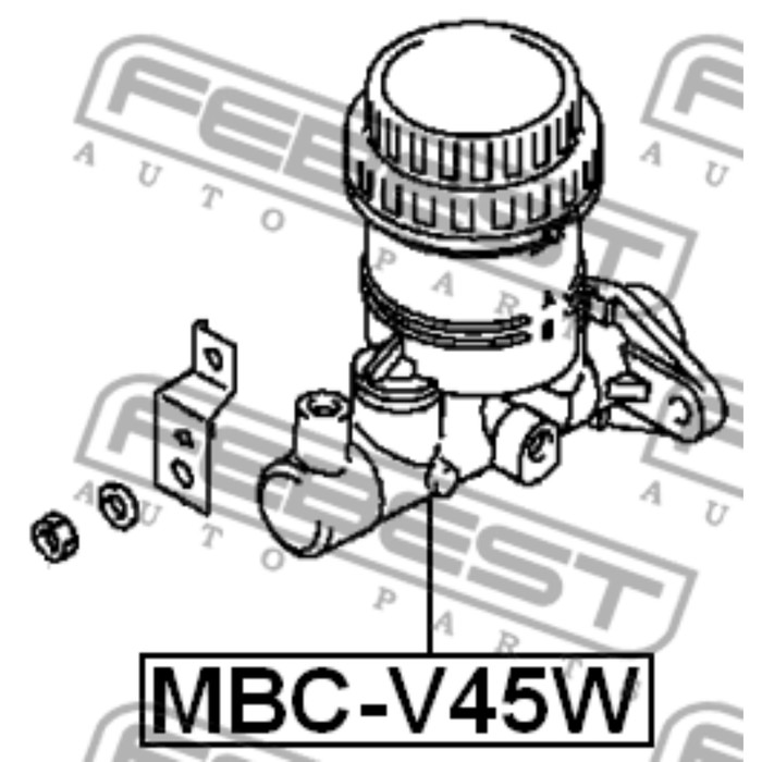 Цилиндр тормозной главный febest mbc-v45w