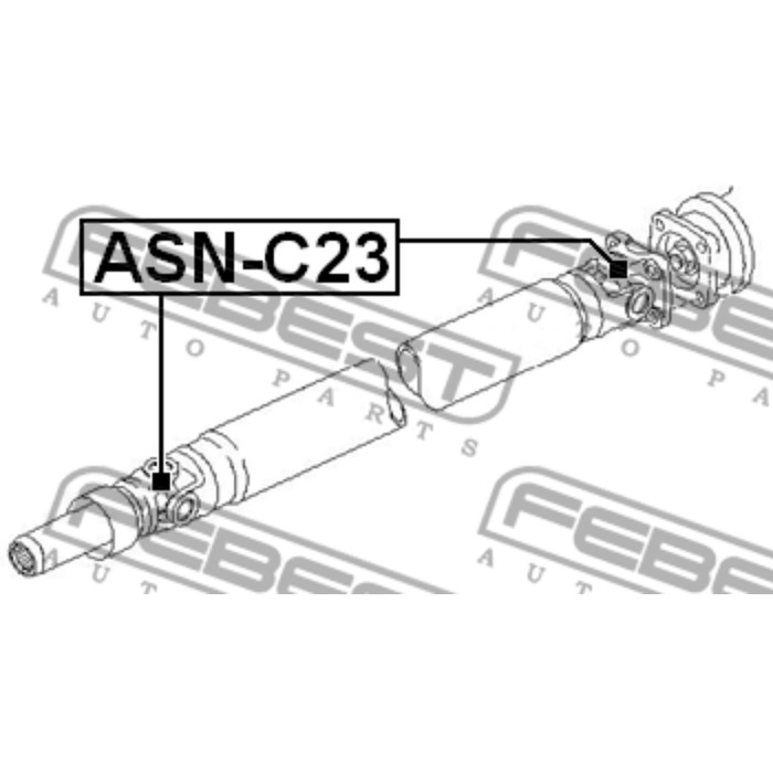 Крестовина FEBEST asn-c23