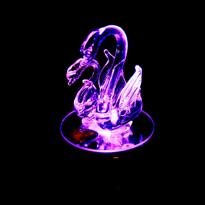 Сувенир световой "Лебедь с детками"