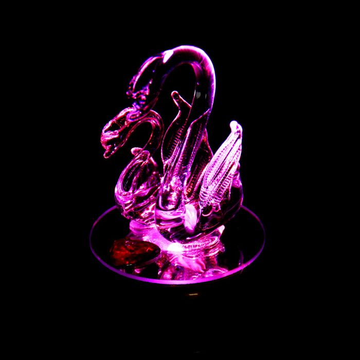 Сувенир световой "Лебедь с детками"