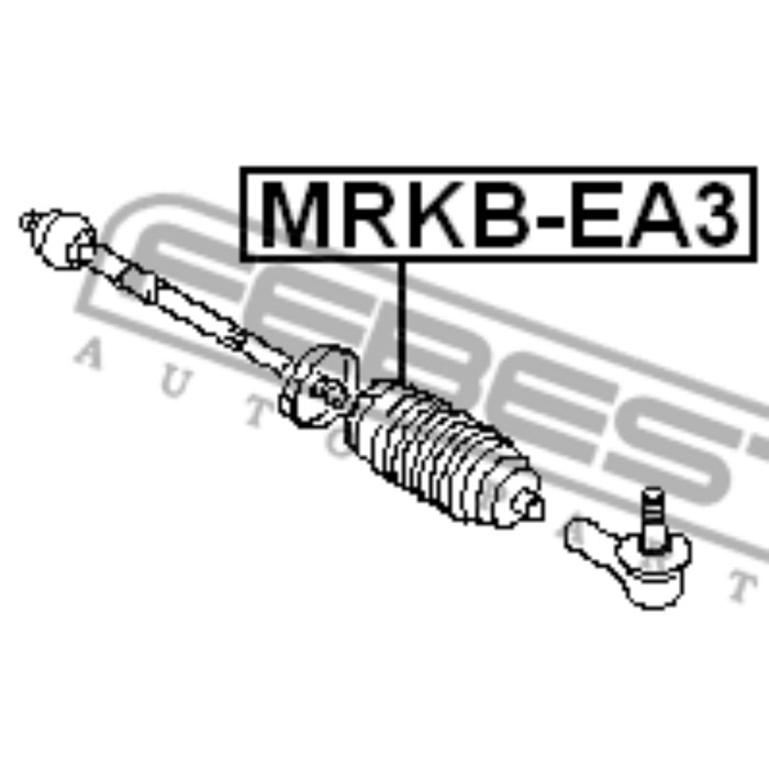 Пыльник рулевой рейки FEBEST mrkb-ea3